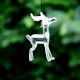 Multicolor Deer Christmas Tree Decoration Ornaments Set of 6 Pcs
